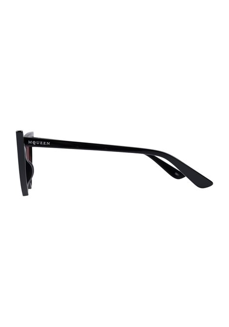 Occhiali da Sole Spike in Nero/Rosa ALEXANDER MCQUEEN | 832519-J07491046